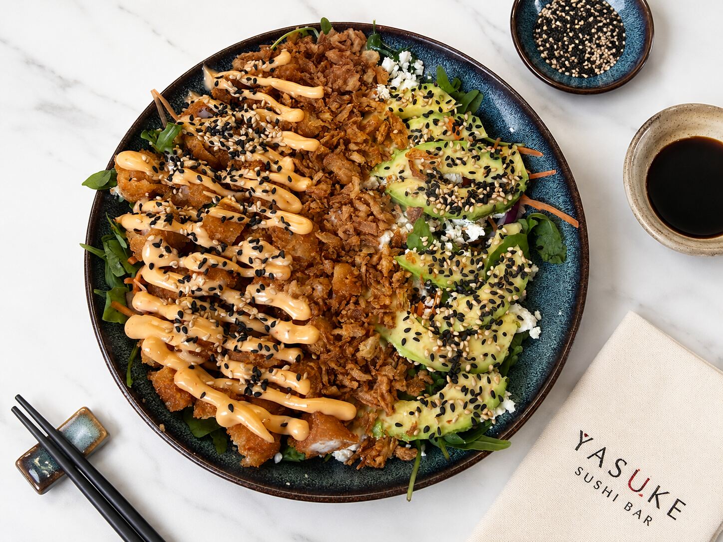 Salade Poulet Katsu
